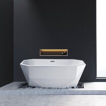 58 inch soaking bathtub